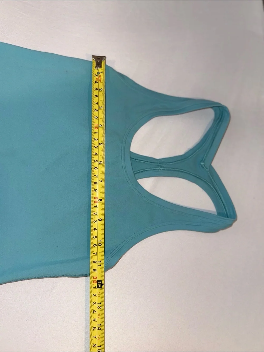 Lululemon Women's Teal Racerback Crop Tank Top Casual Activewear Size 6/Small